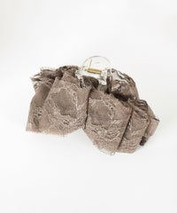 レースリボンバンスクリップ