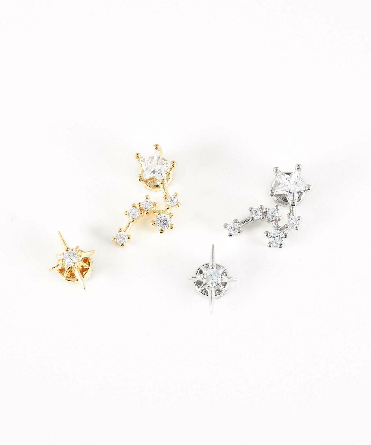 コンステレーションキュービックマグネットイヤリング