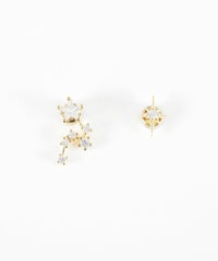 コンステレーションキュービックマグネットイヤリング