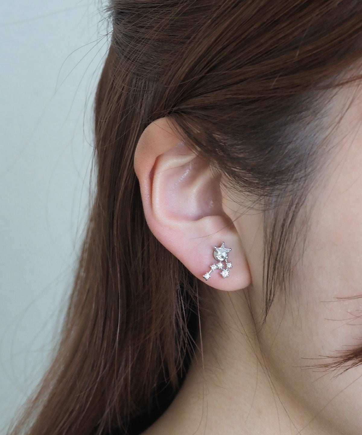 コンステレーションジルコニアマグネットイヤリング