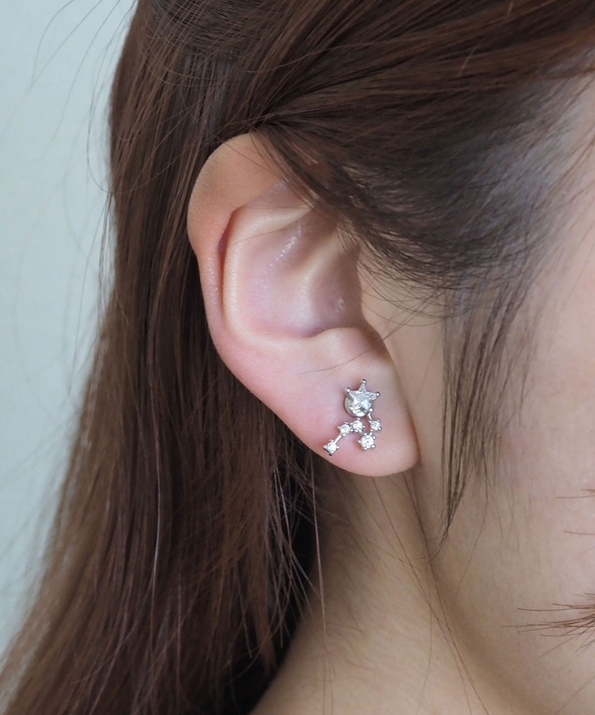 コンステレーションジルコニアマグネットイヤリング