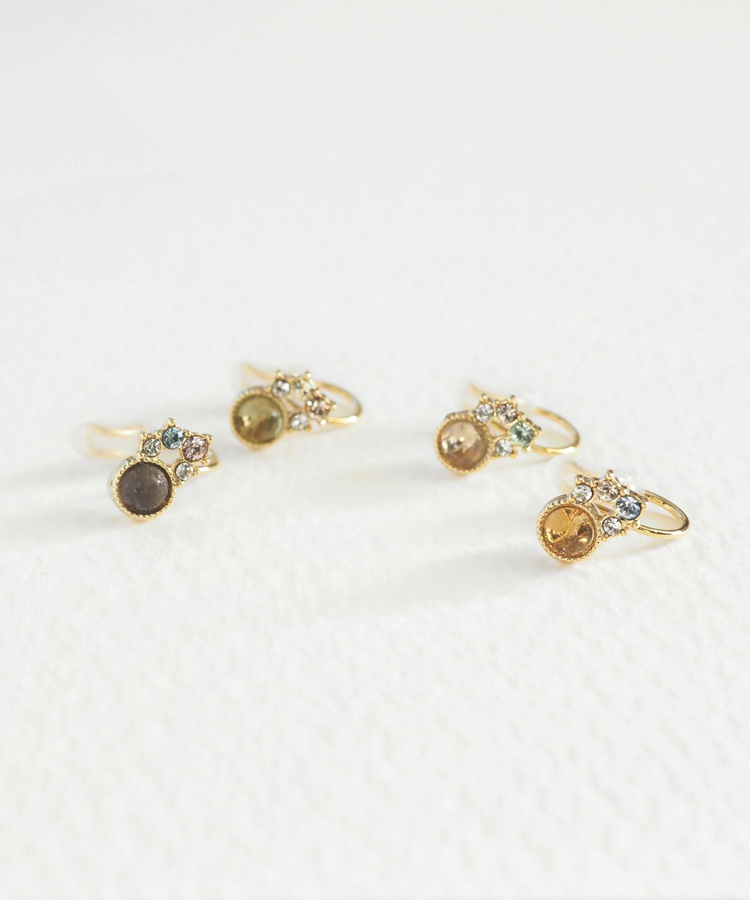 ナチュラルストーンシューティングスターイヤリング【MUK Dreamy stone】