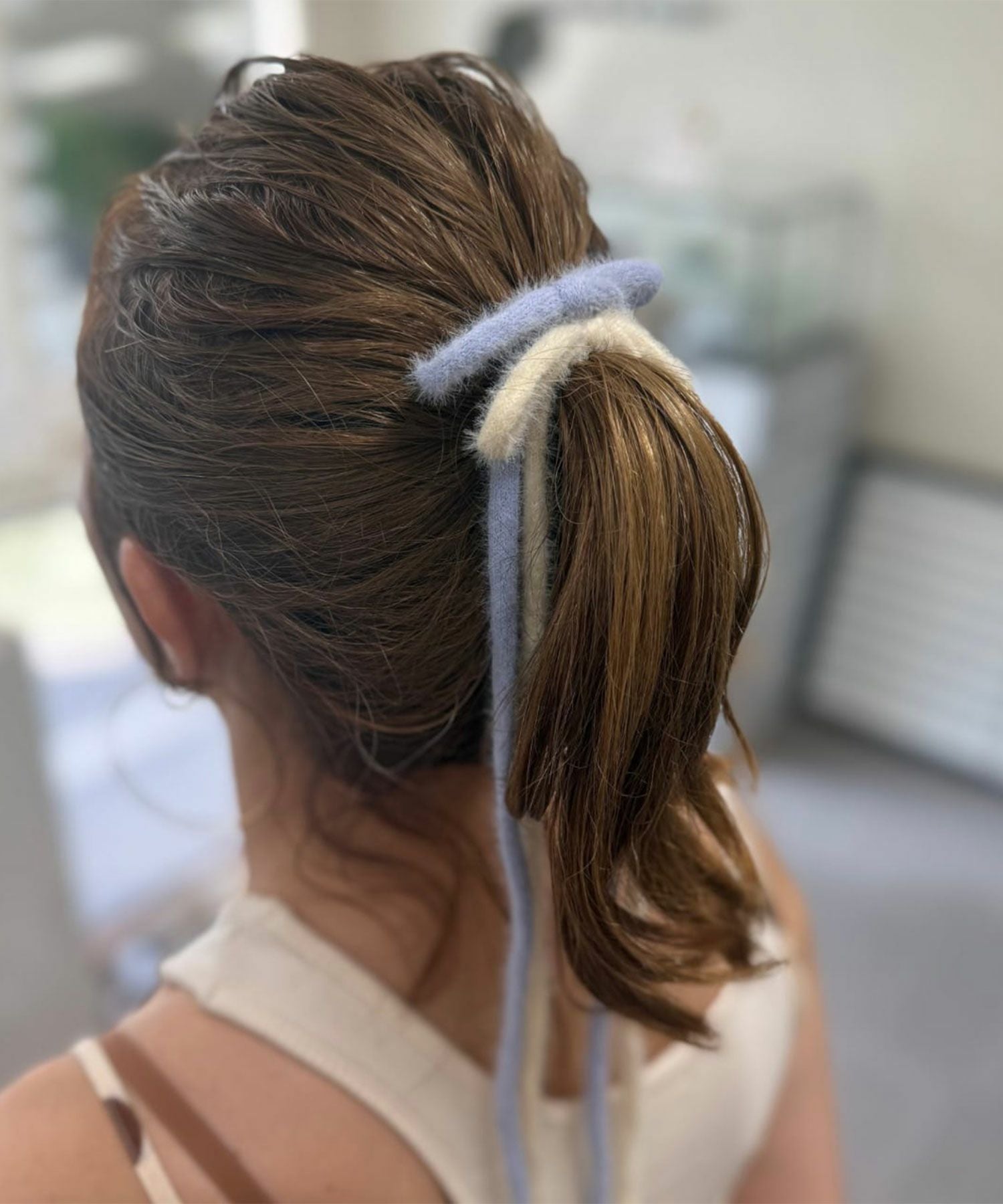 アンゴラリボンポニーフック