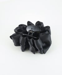 サテンドットフリルバンスクリップ