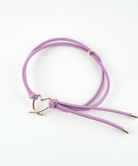 静電気軽減ハートカラーヘアブレスレット