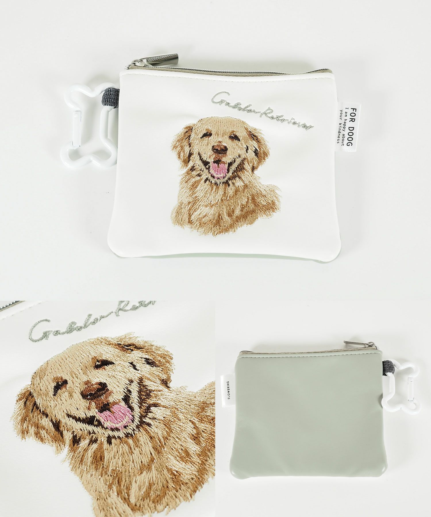 白い犬様★シャムクロコダイル　ハンドバッグ・アクセサリポーチ・ケース ドッグチャリティーポーチ | 【公式】MUK ONLINE SHOP｜人気