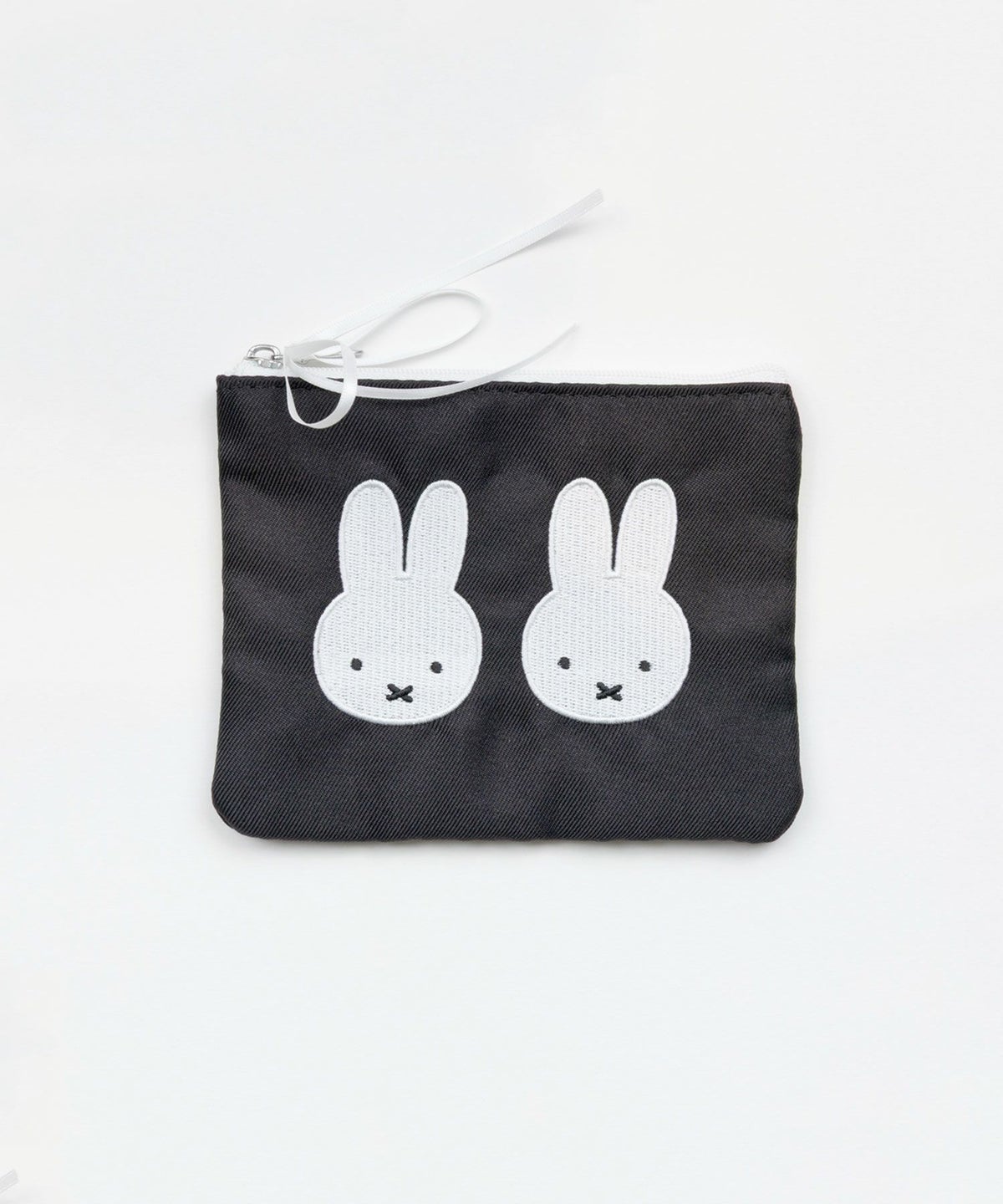 ミッフィー チドリ＆モノトーン ミニフラットポーチ