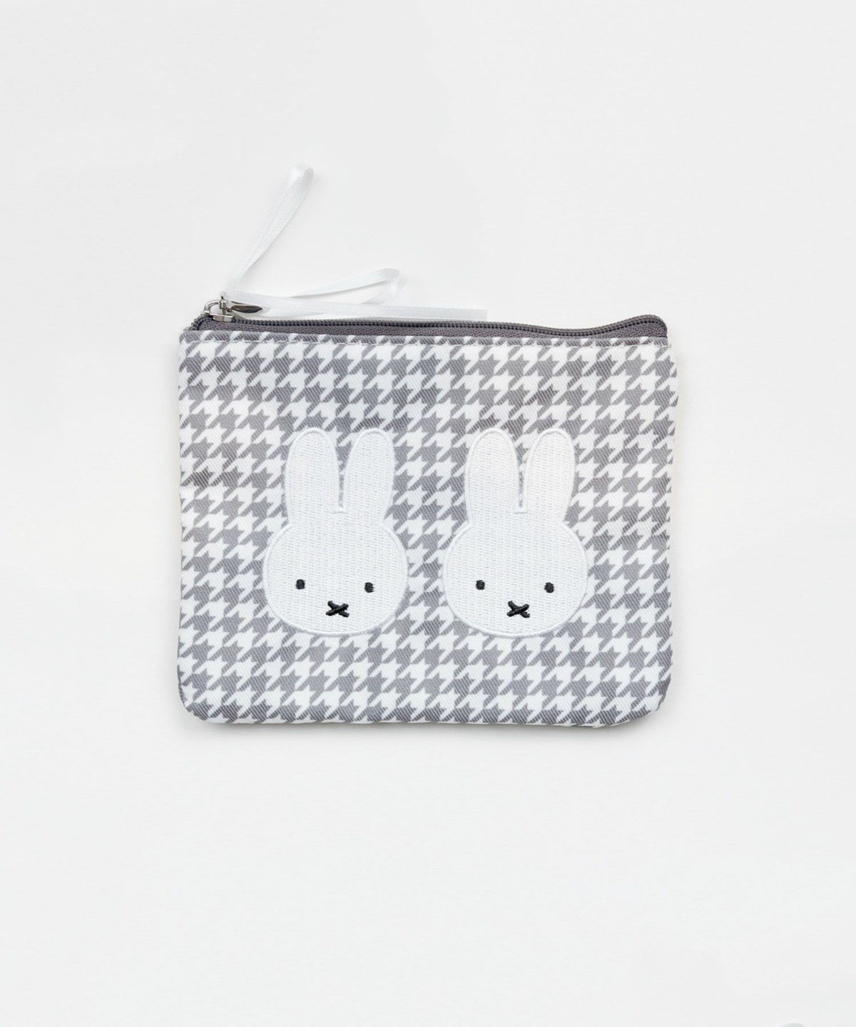 ミッフィー チドリ＆モノトーン ミニフラットポーチ