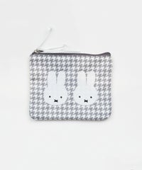 ミッフィー チドリ＆モノトーン ミニフラットポーチ