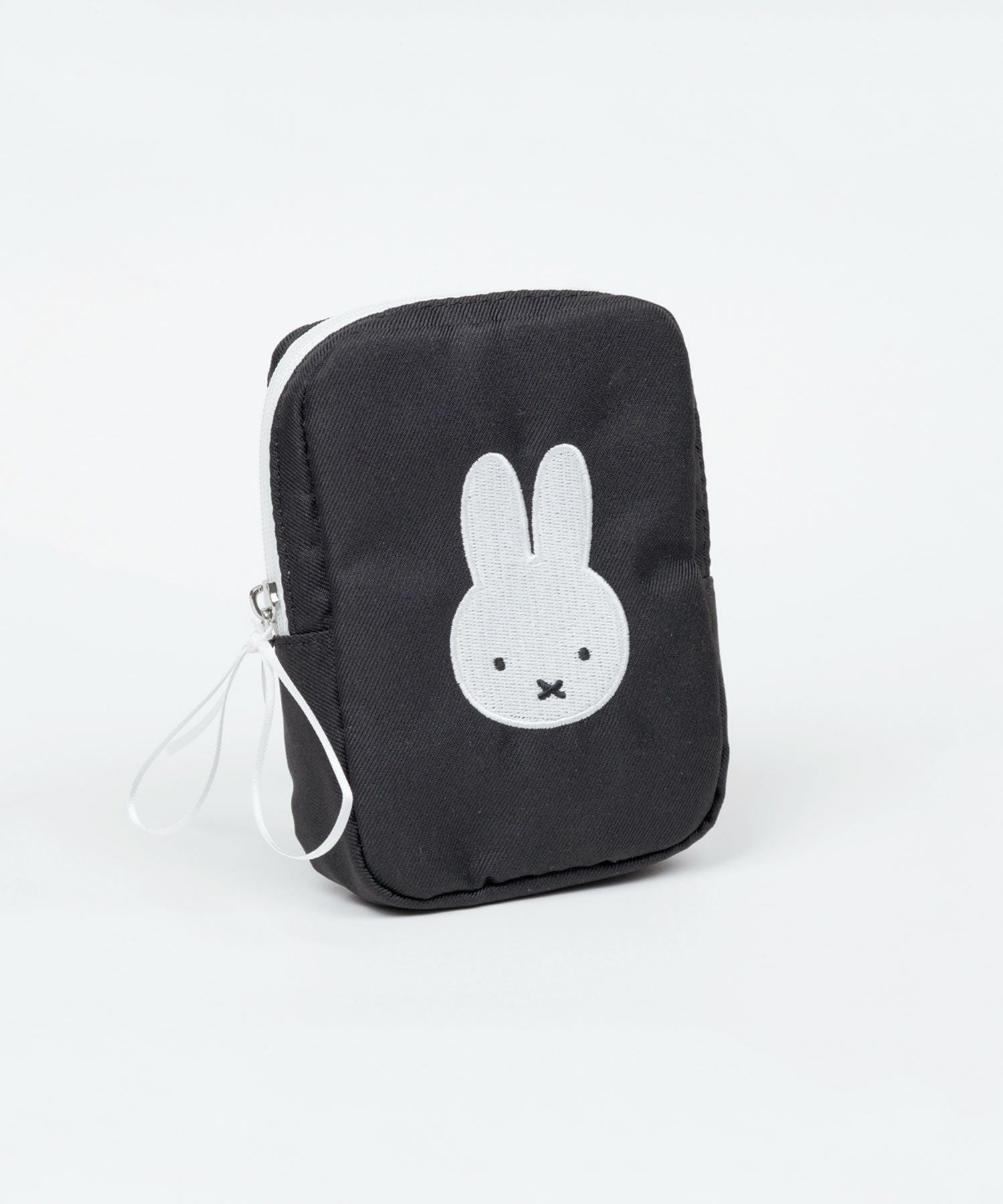 ミッフィー チドリ＆モノトーン 縦型スクエアポーチ