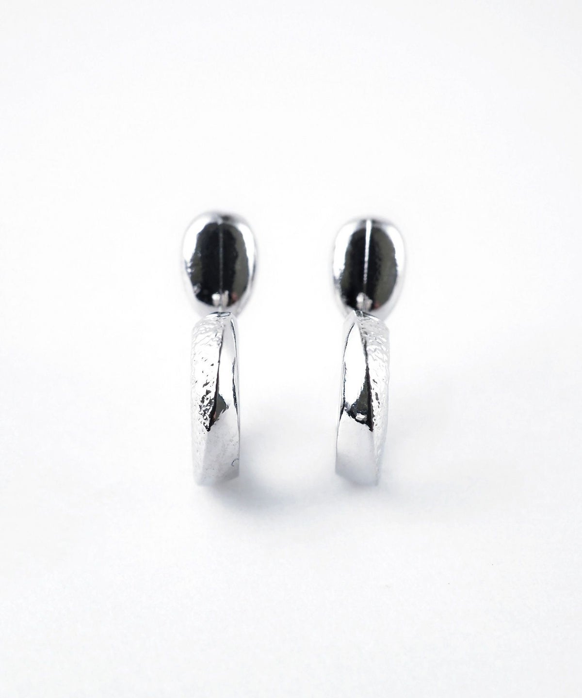 【web限定】ルミコンビテクスチャフープタイニーループフィットイヤリング【Lumirise】