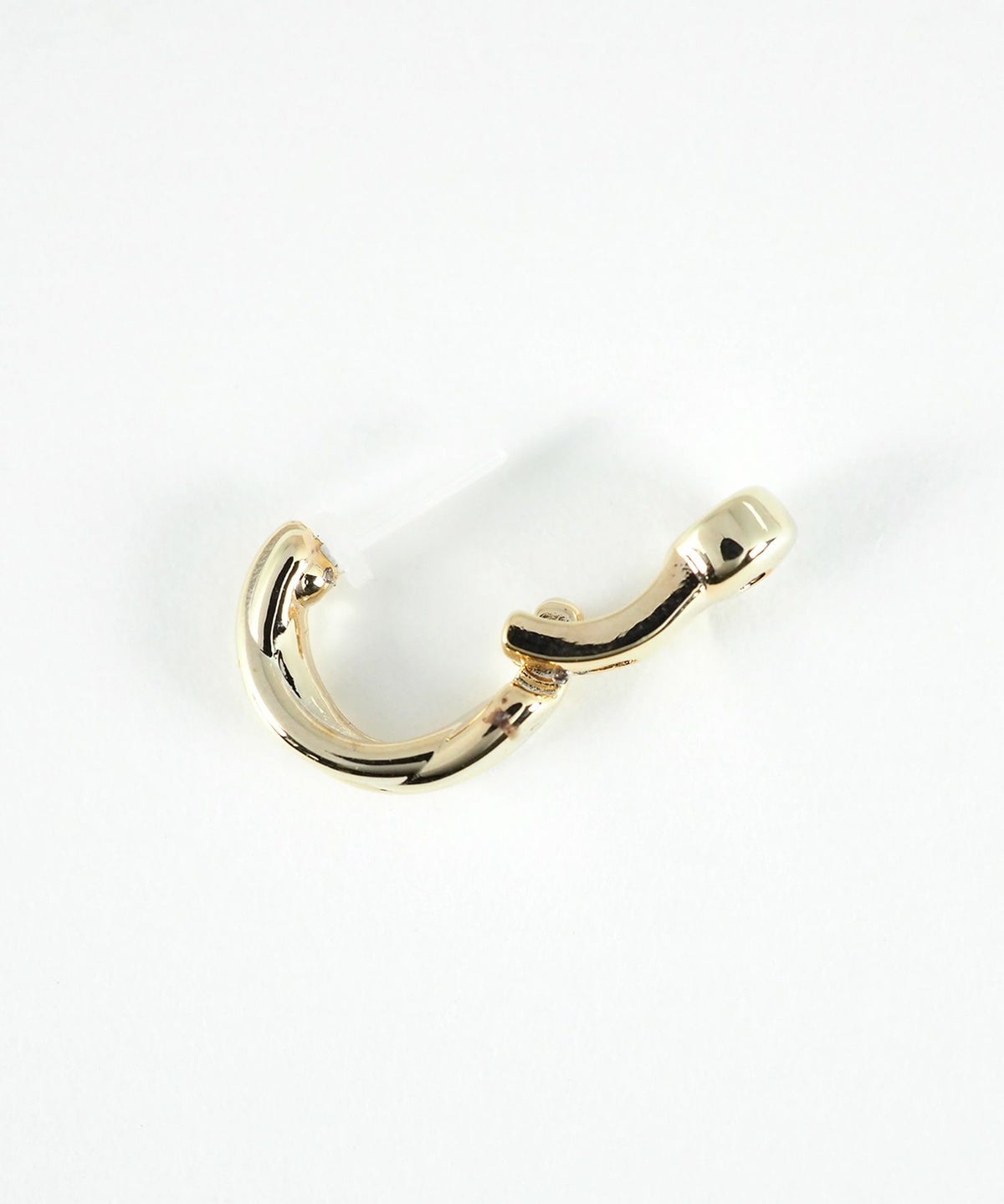 【web限定】ルミグロスニットフープセラミックポストスムースピアス【Lumirise】