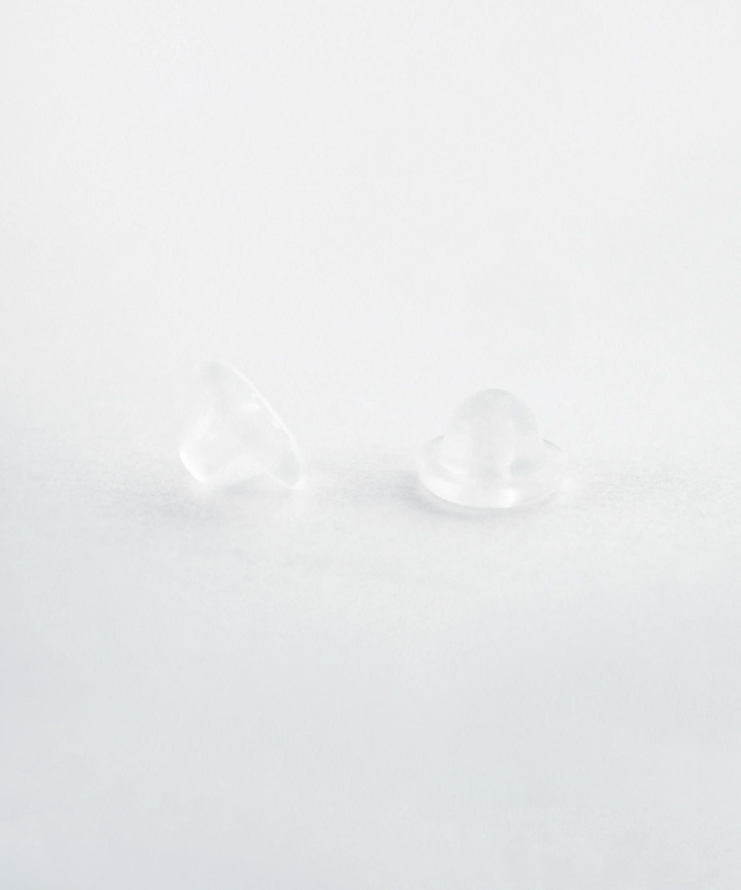 【web限定】ルミタイニームーン樹脂コーティングポストピアス【Lumirise】