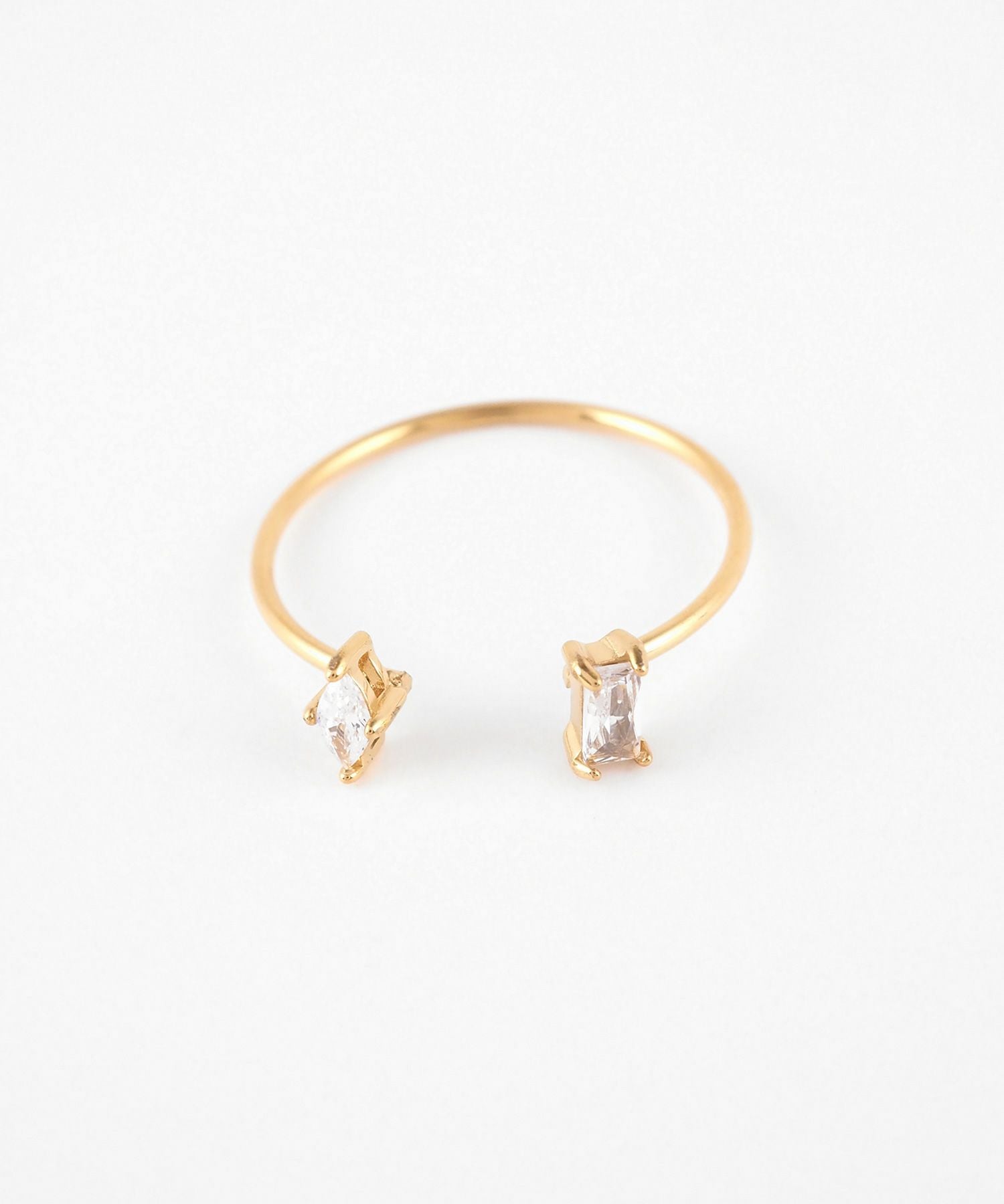 ダブルキュービックサージカルステンレスリング