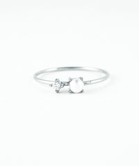 パールキュービックサージカルステンレスリング