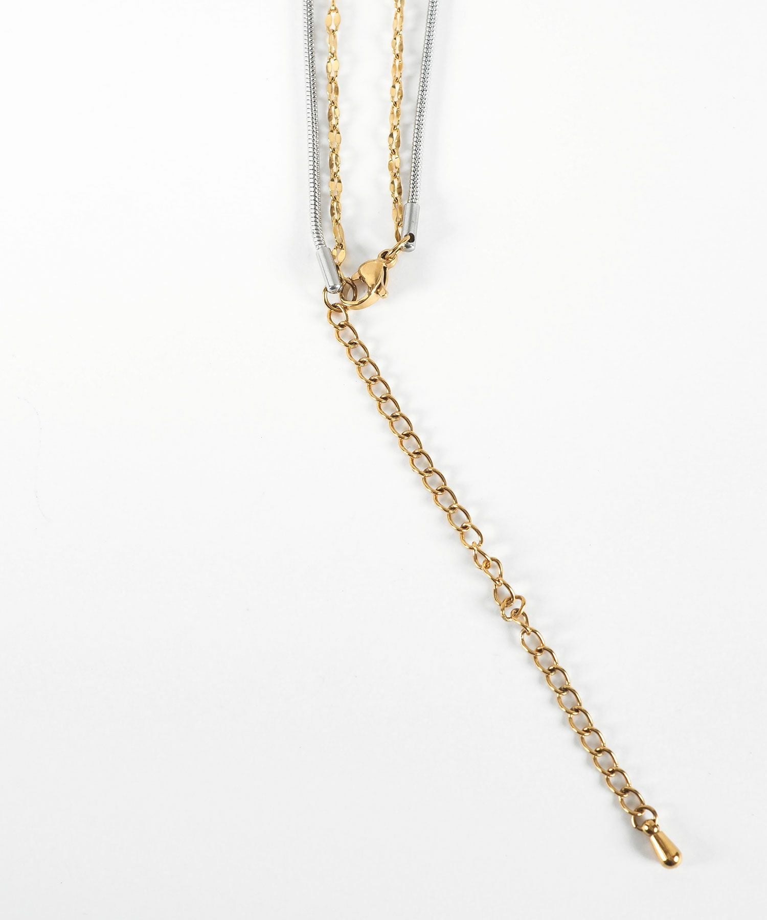 ペタルダブルチェーンネックレス【MUK lucenzio】