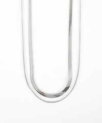 スネークダブルチェーンネックレス【MUK lucenzio】