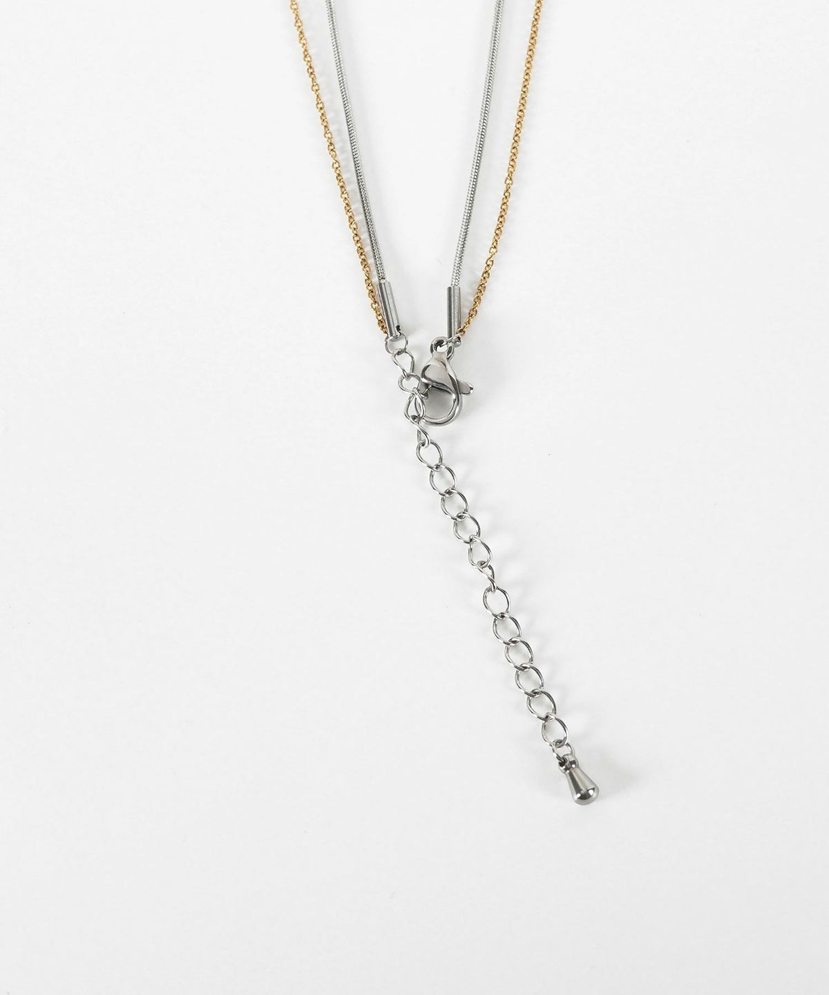 ドロップダブルチェーンネックレス【MUK lucenzio】