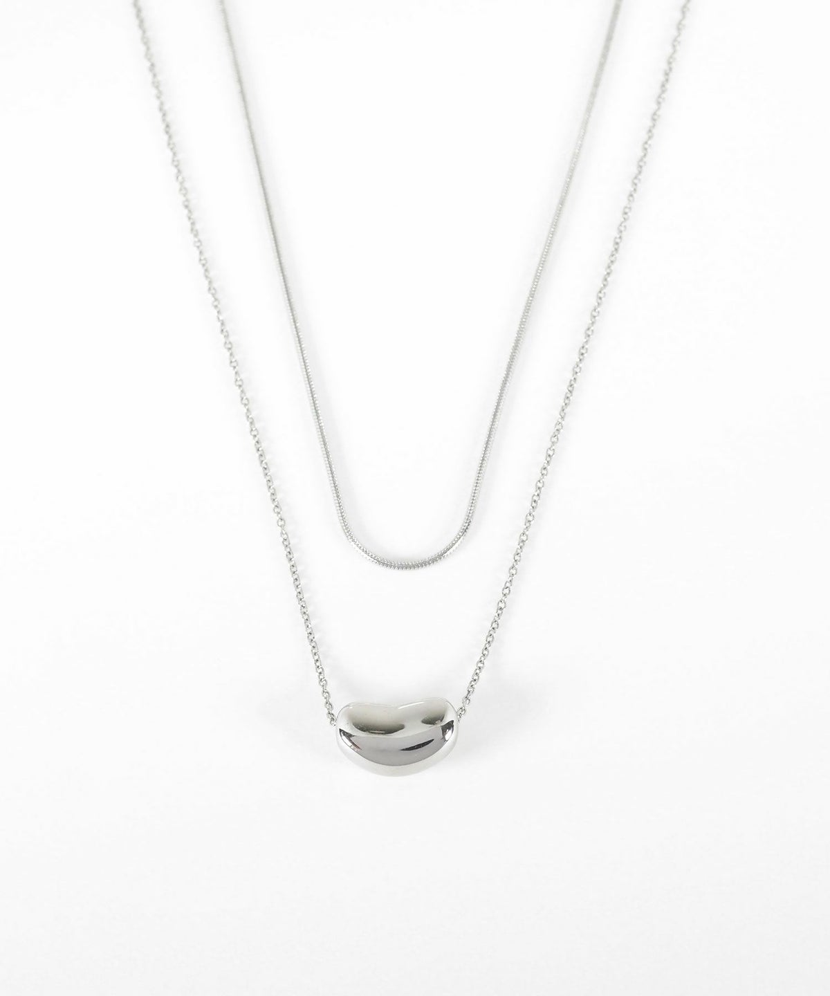 ドロップダブルチェーンネックレス【MUK lucenzio】