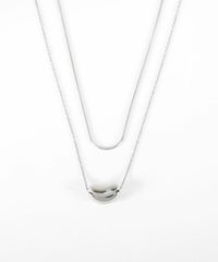 ドロップダブルチェーンネックレス【MUK lucenzio】