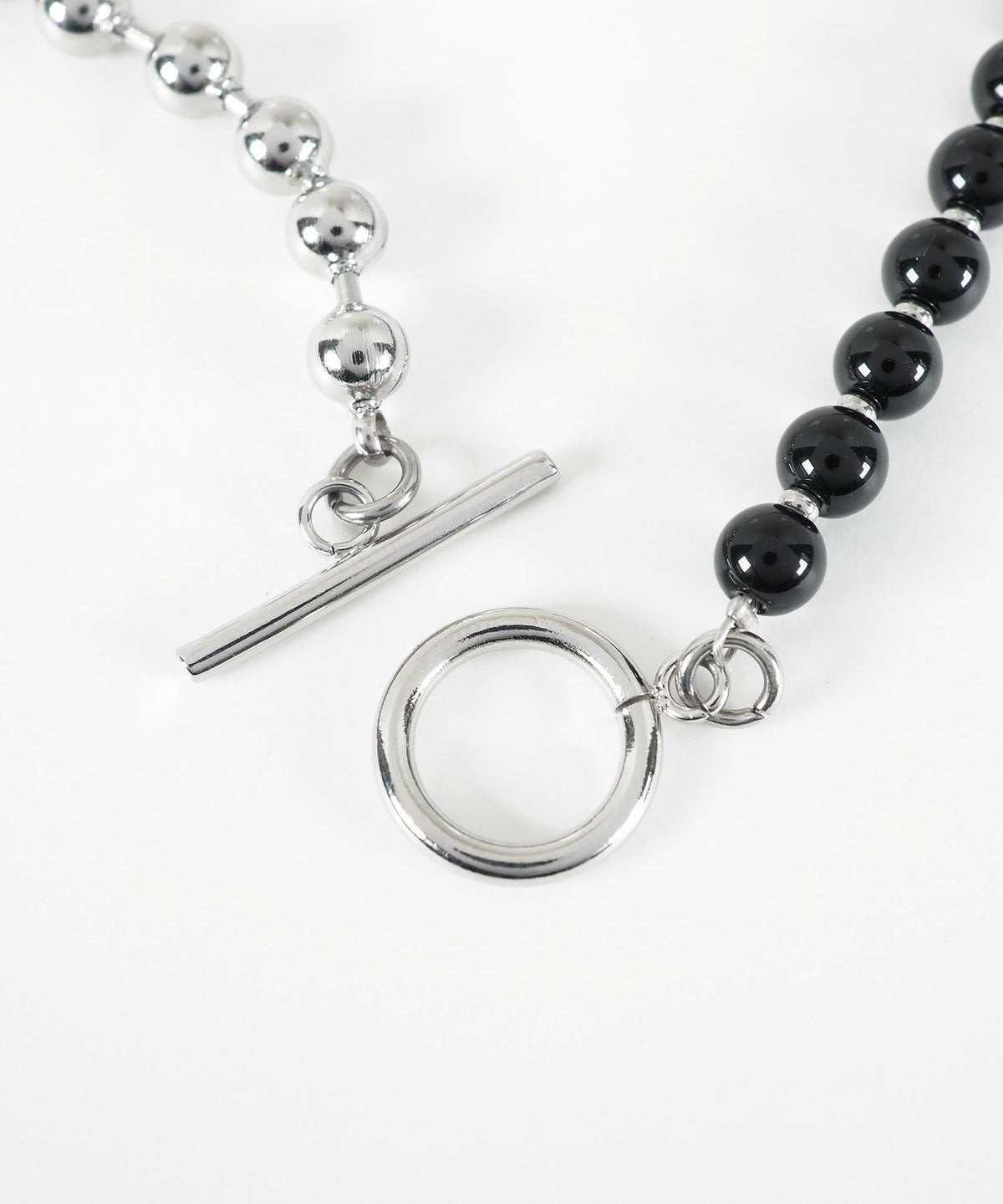 オニキス×ボールチェーンネックレス【MUK lucenzio】