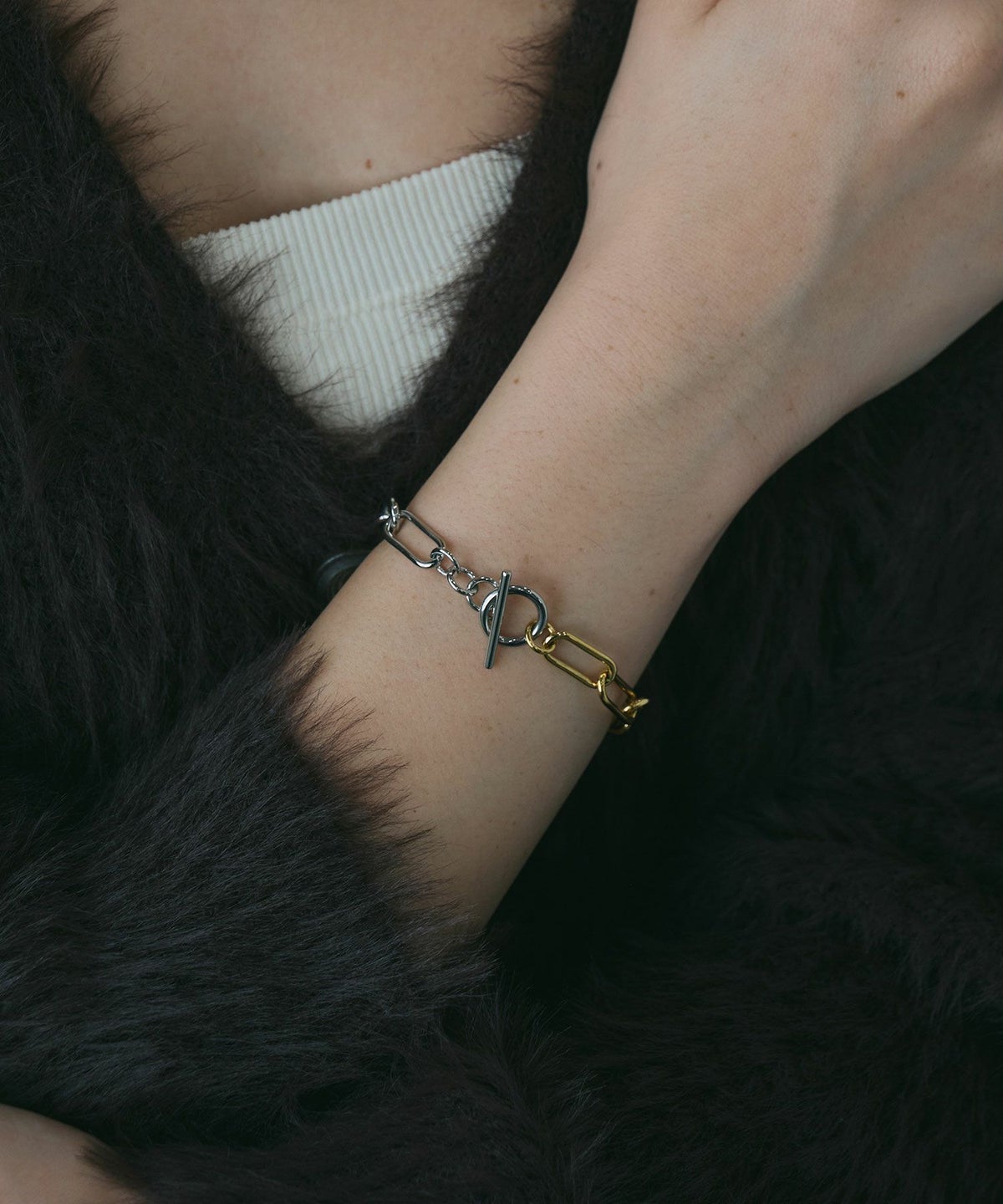 オーバルチェーンブレスレット【MUK lucenzio】