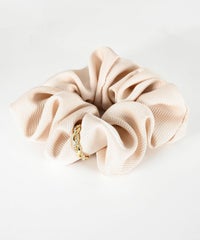 クロスビジューチャーム付きシュシュ