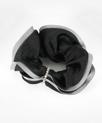 ストーンラインチャーム付きシュシュ