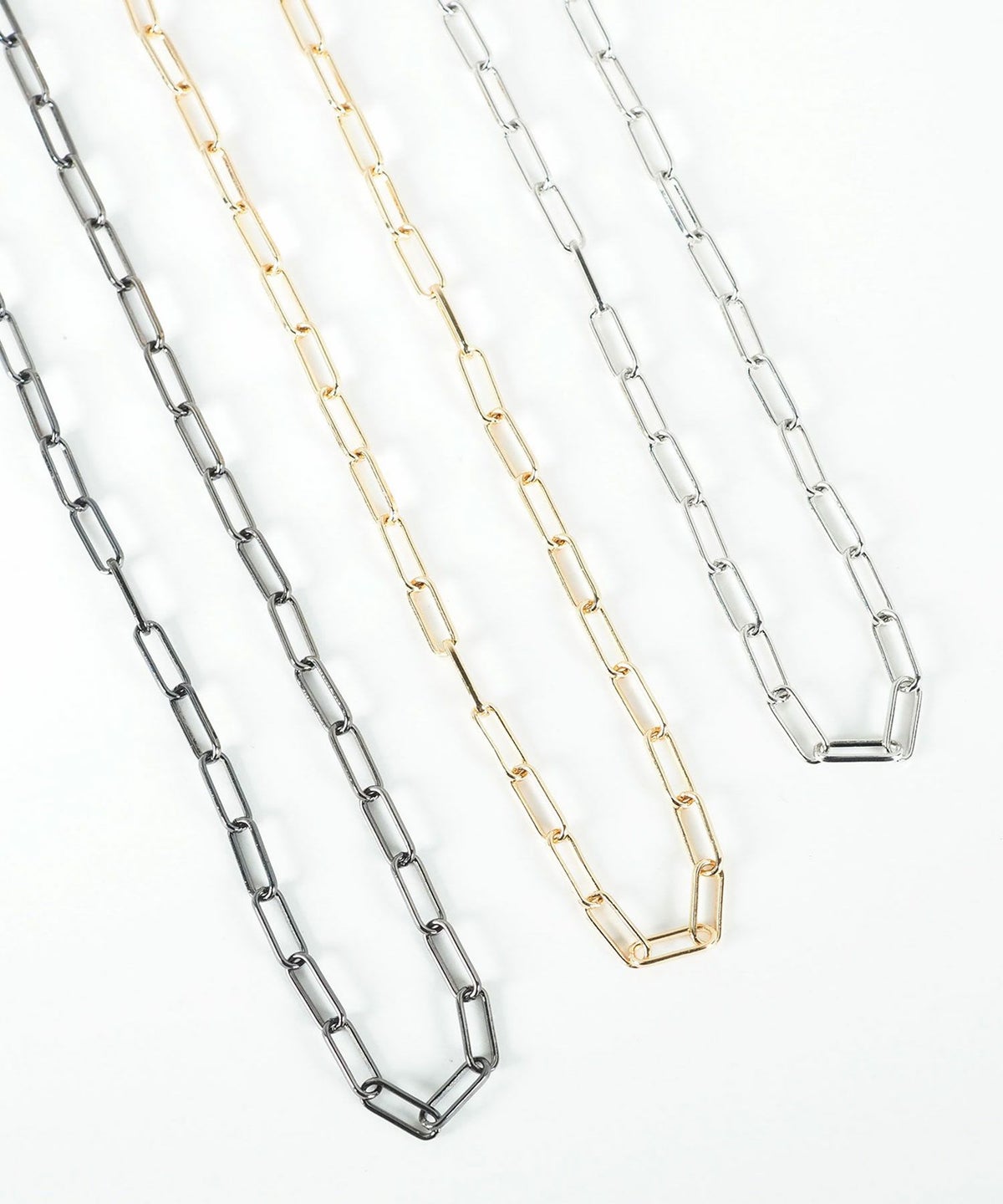 ペーパークリップチェーンネックレス