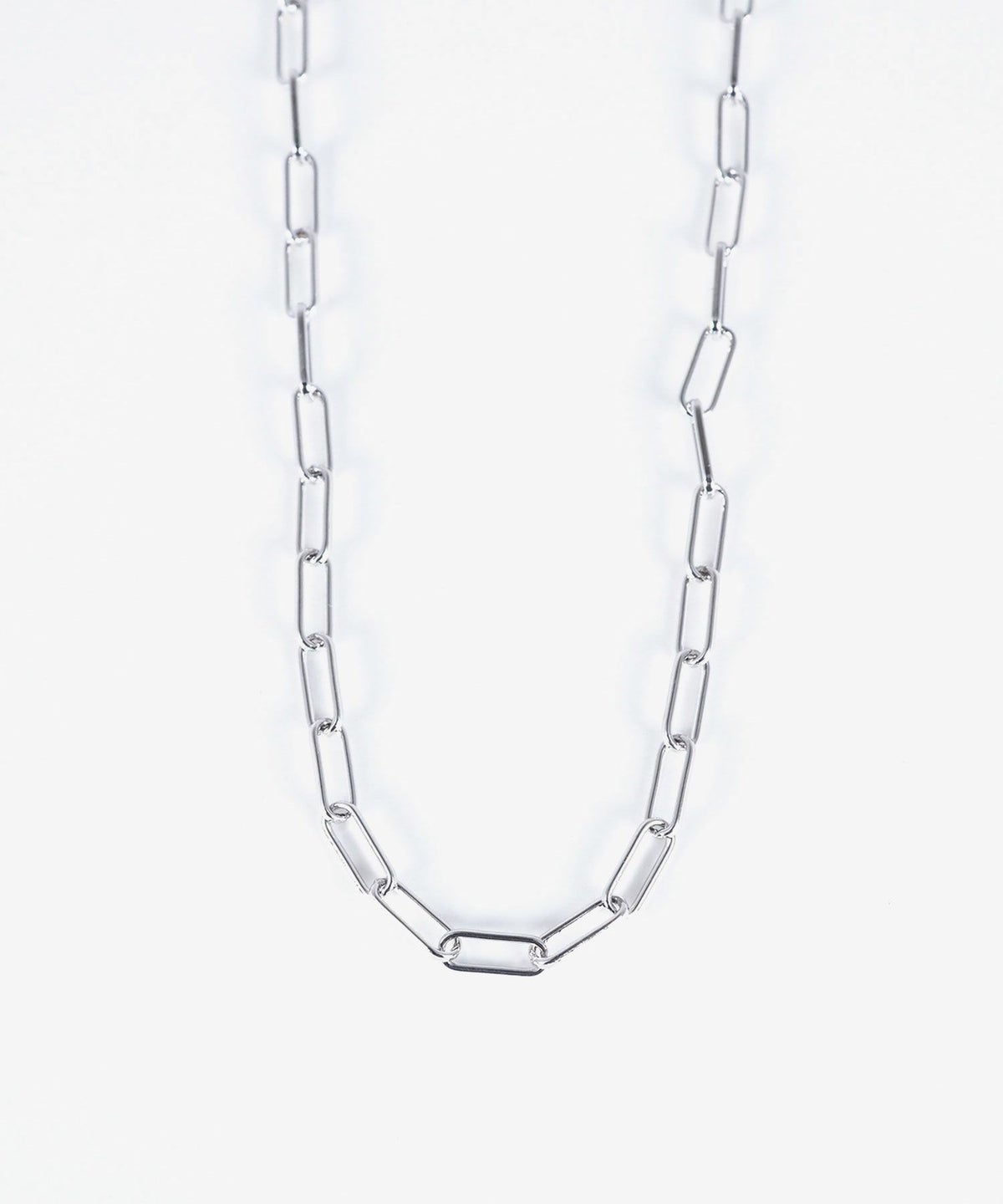 ペーパークリップチェーンネックレス
