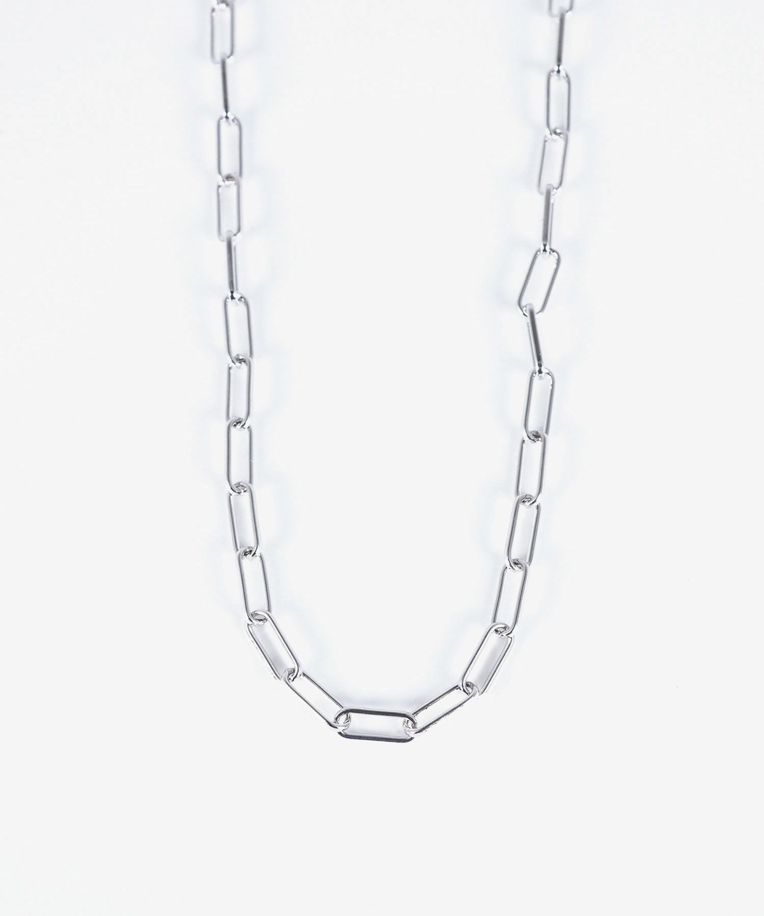 ペーパークリップチェーンネックレス