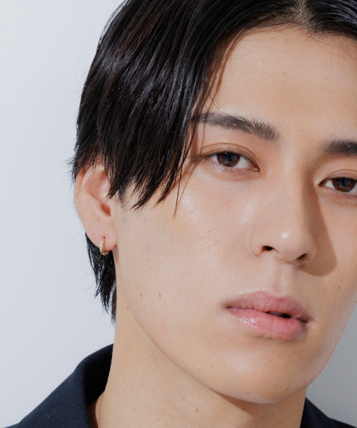 ツイストワンタッチステンレスポストピアス