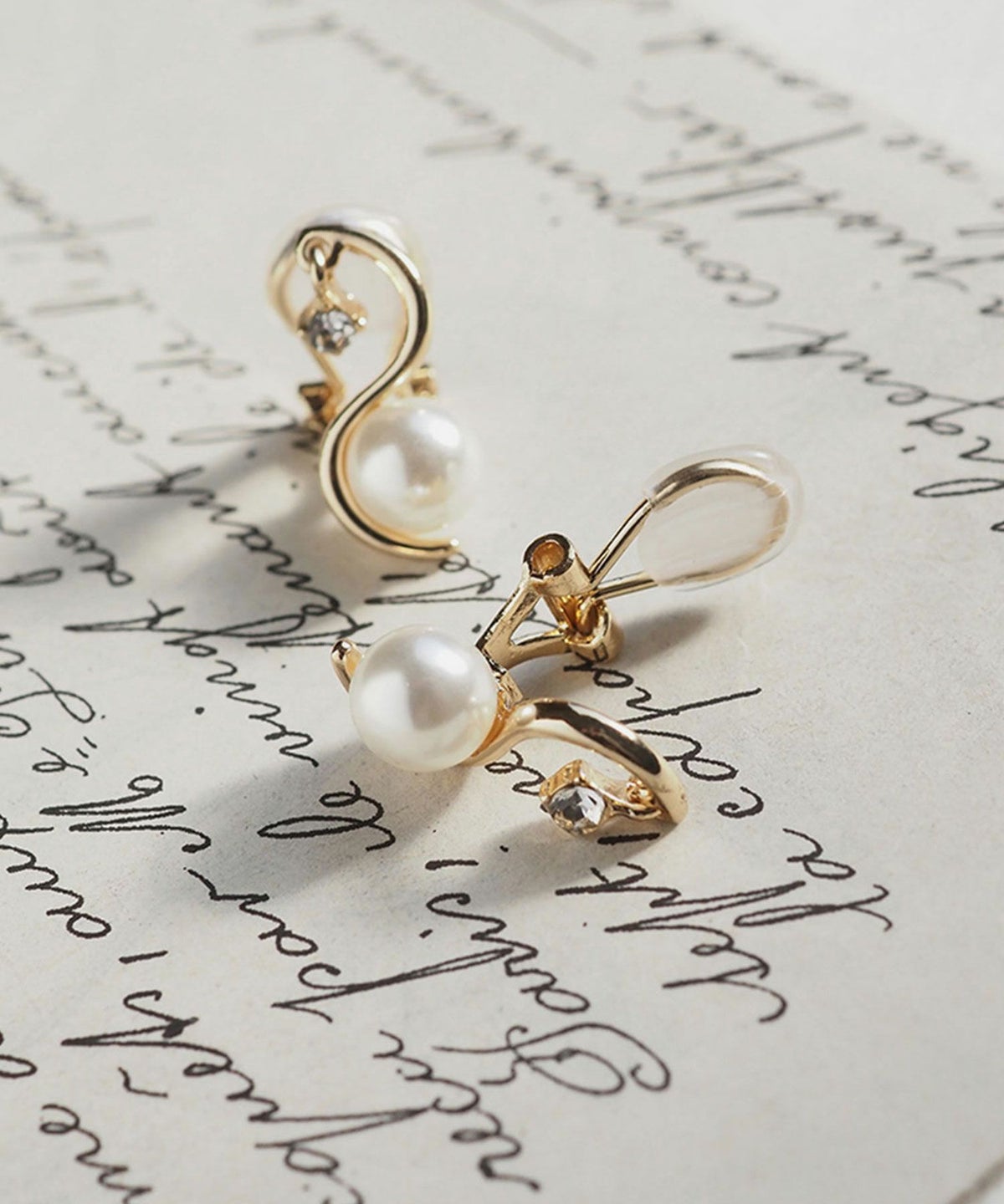 グレースSラインクリップイヤリング