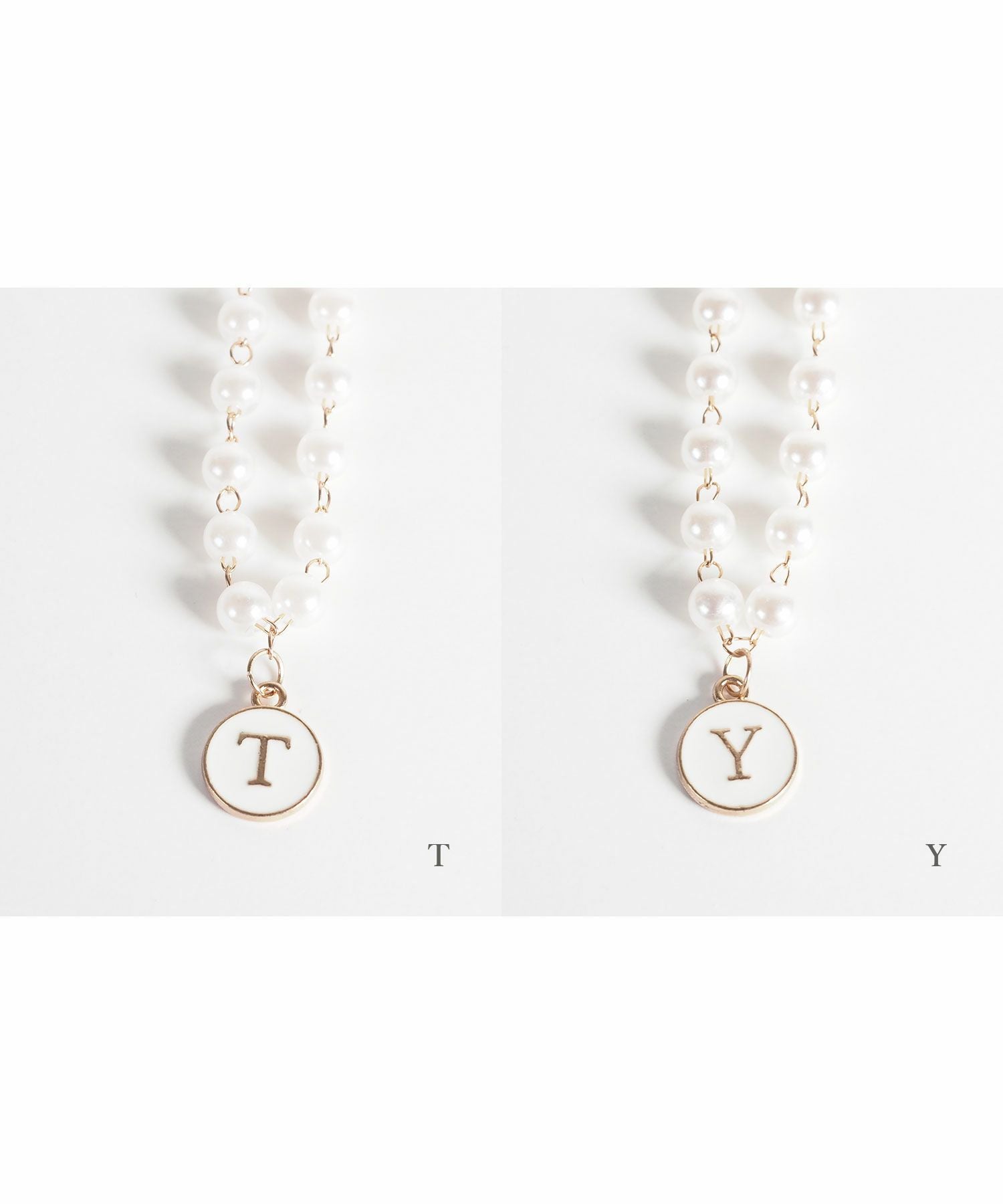 ぬいぐるみ用イニシャルネックレス