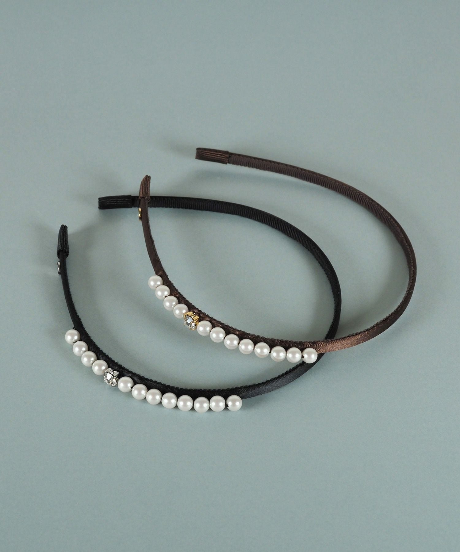 パールビジュースリムカチューシャ【JUNO PREMIUM】