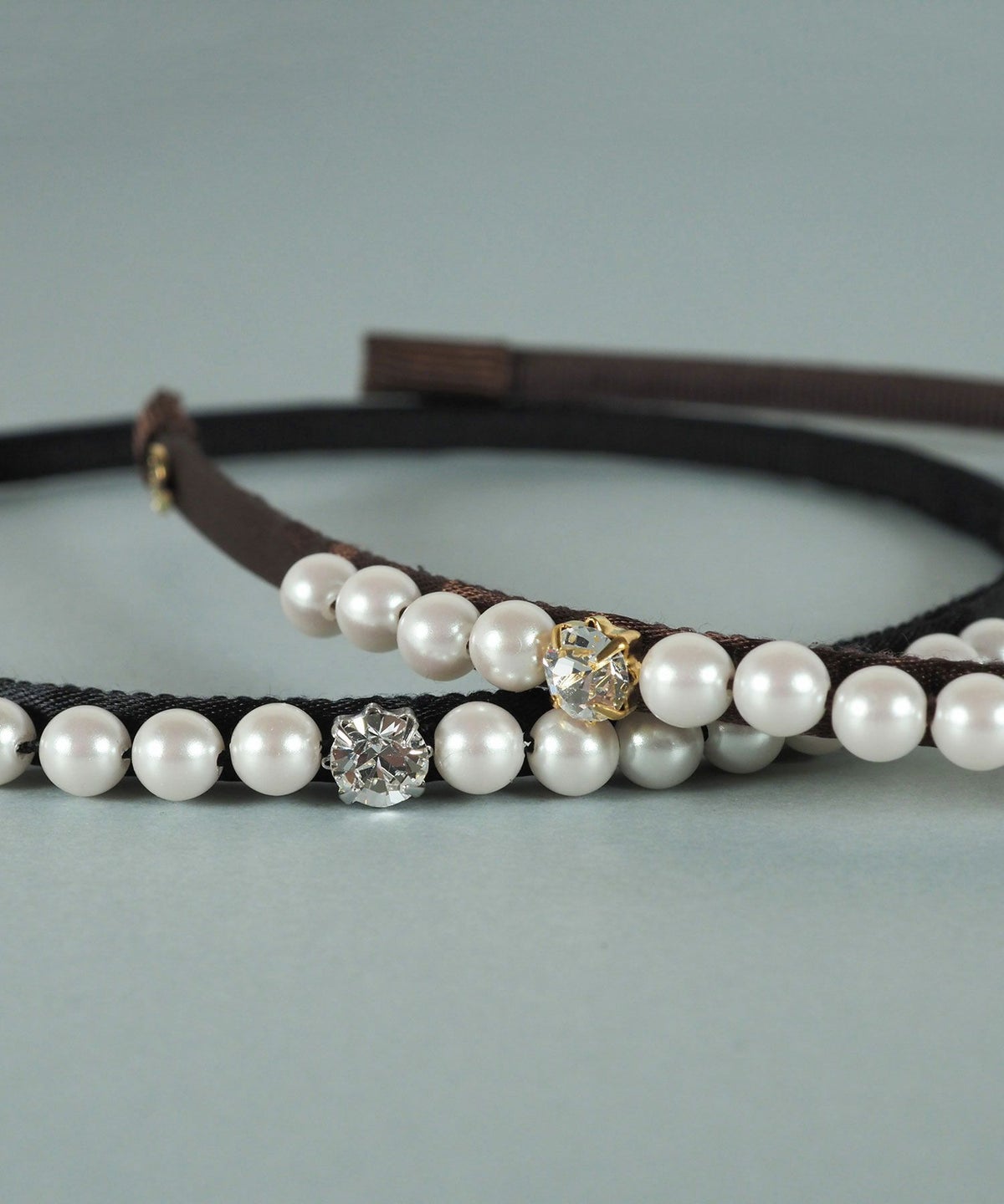 パールビジュースリムカチューシャ【JUNO PREMIUM】