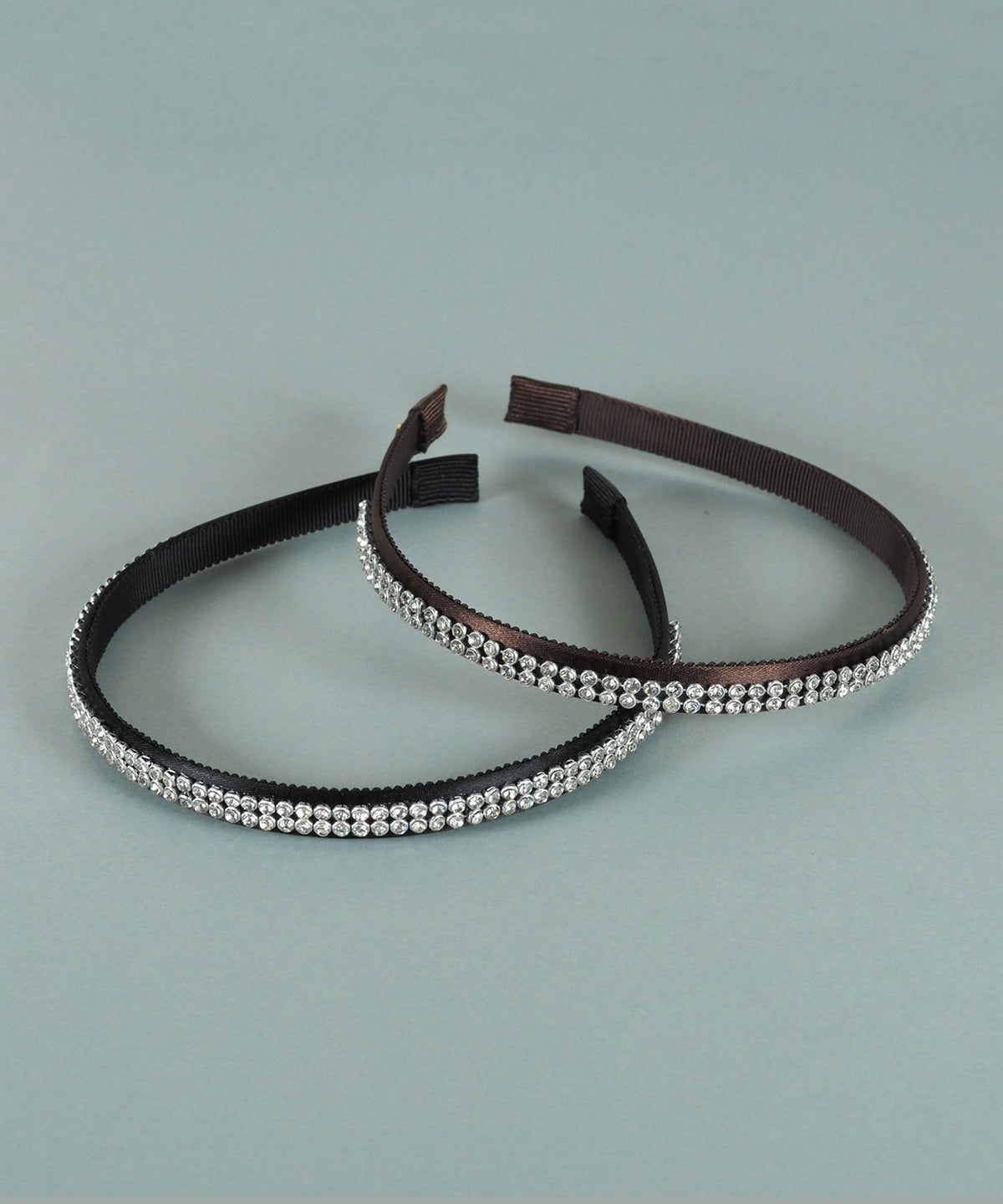 ラインストーンスリムカチューシャ【JUNO PREMIUM】