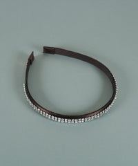 ラインストーンスリムカチューシャ【JUNO PREMIUM】