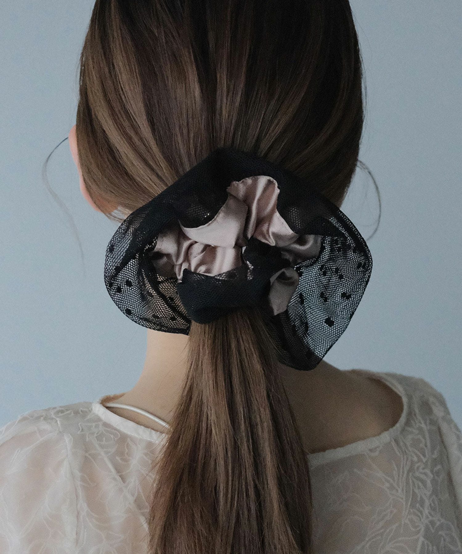 ドットチュールサテンビッグシュシュ【JUNO PREMIUM】 | 【公式】MUK