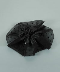 ドットチュールサテンビッグシュシュ【JUNO PREMIUM】