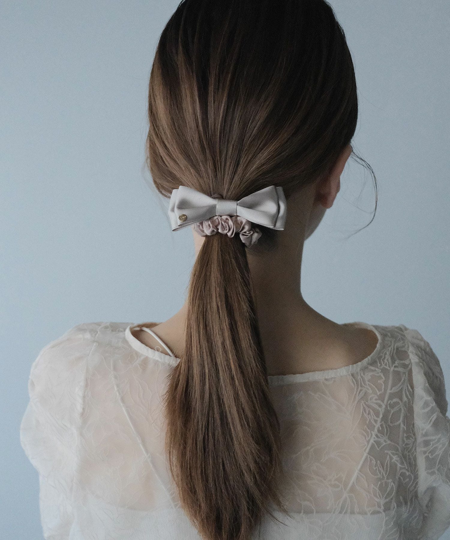 サテンリボンシュシュ【JUNO PREMIUM】