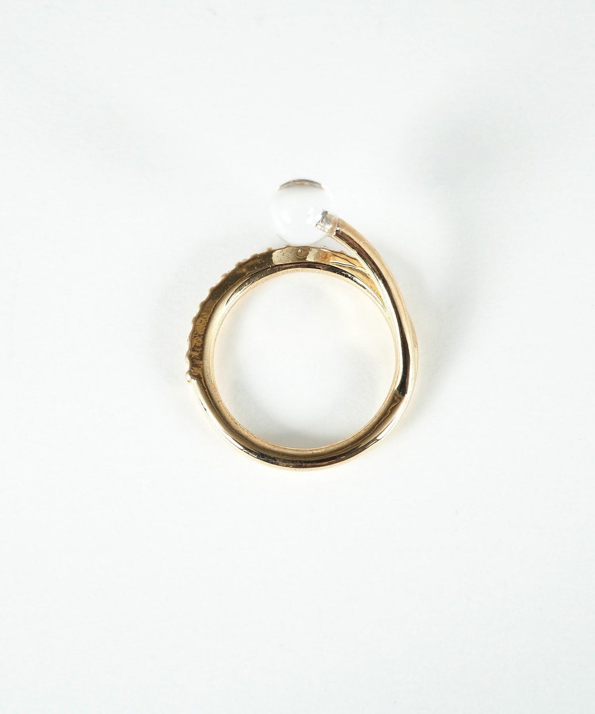 ストーン×ガラスリング【MUK blossom stone】