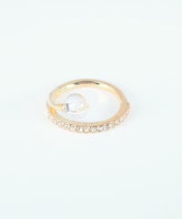 ストーン×ガラスリング【MUK blossom stone】