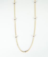 ストーンステーションネックレス【MUK blossom stone】