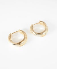 ダブルラインスプリングフープピアス