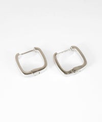 スクエアスプリングフープACピアス