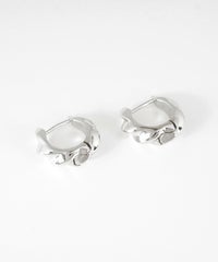 ホイップメタルスプリングフープピアス