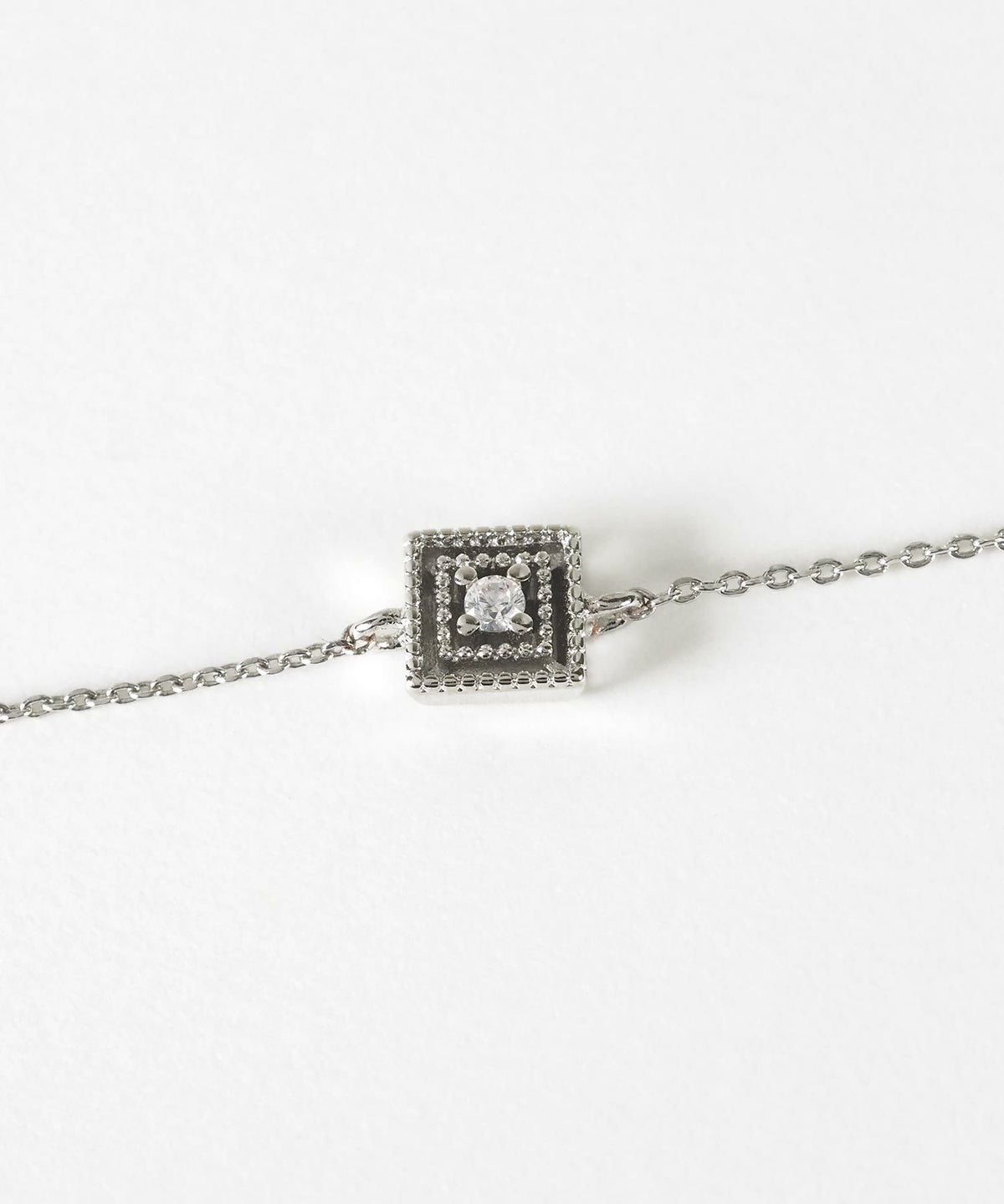 スクエアフレームブレスレット