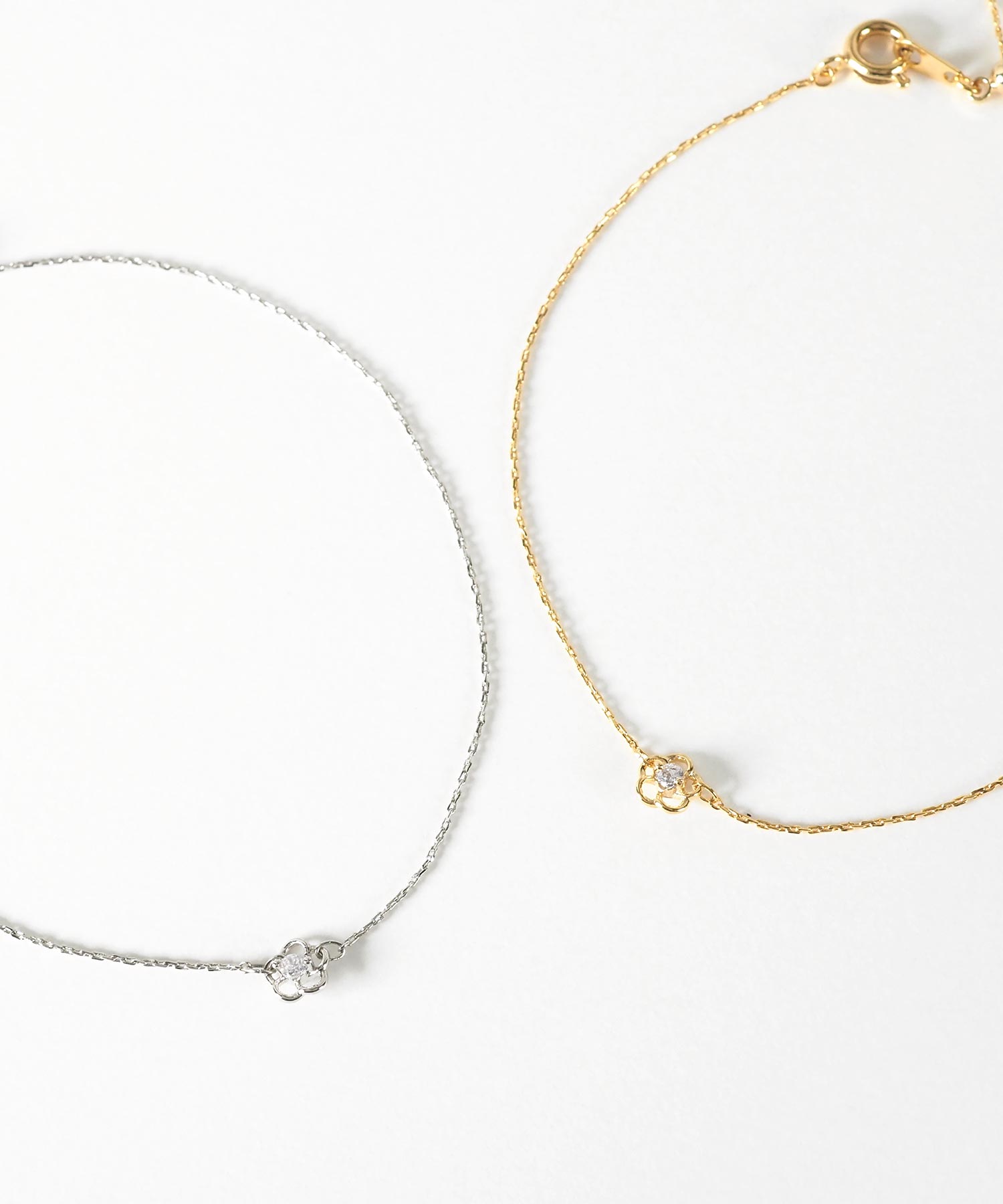 フラワーラインブレスレット