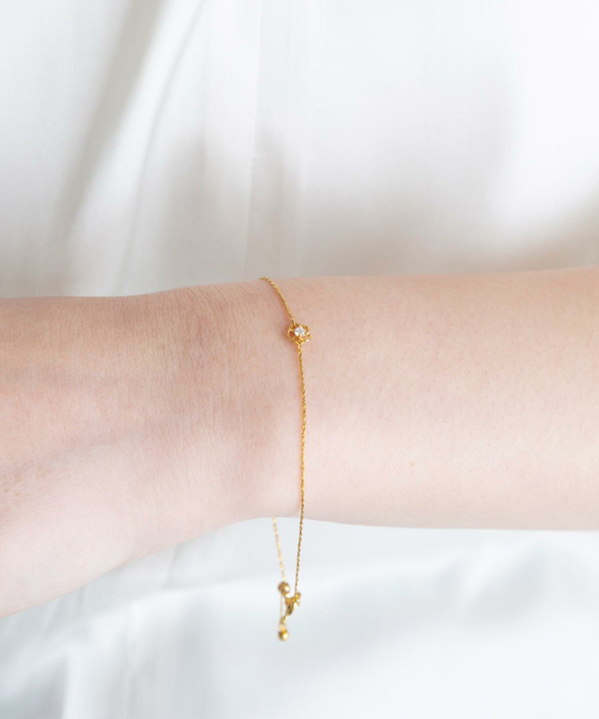 フラワーラインブレスレット